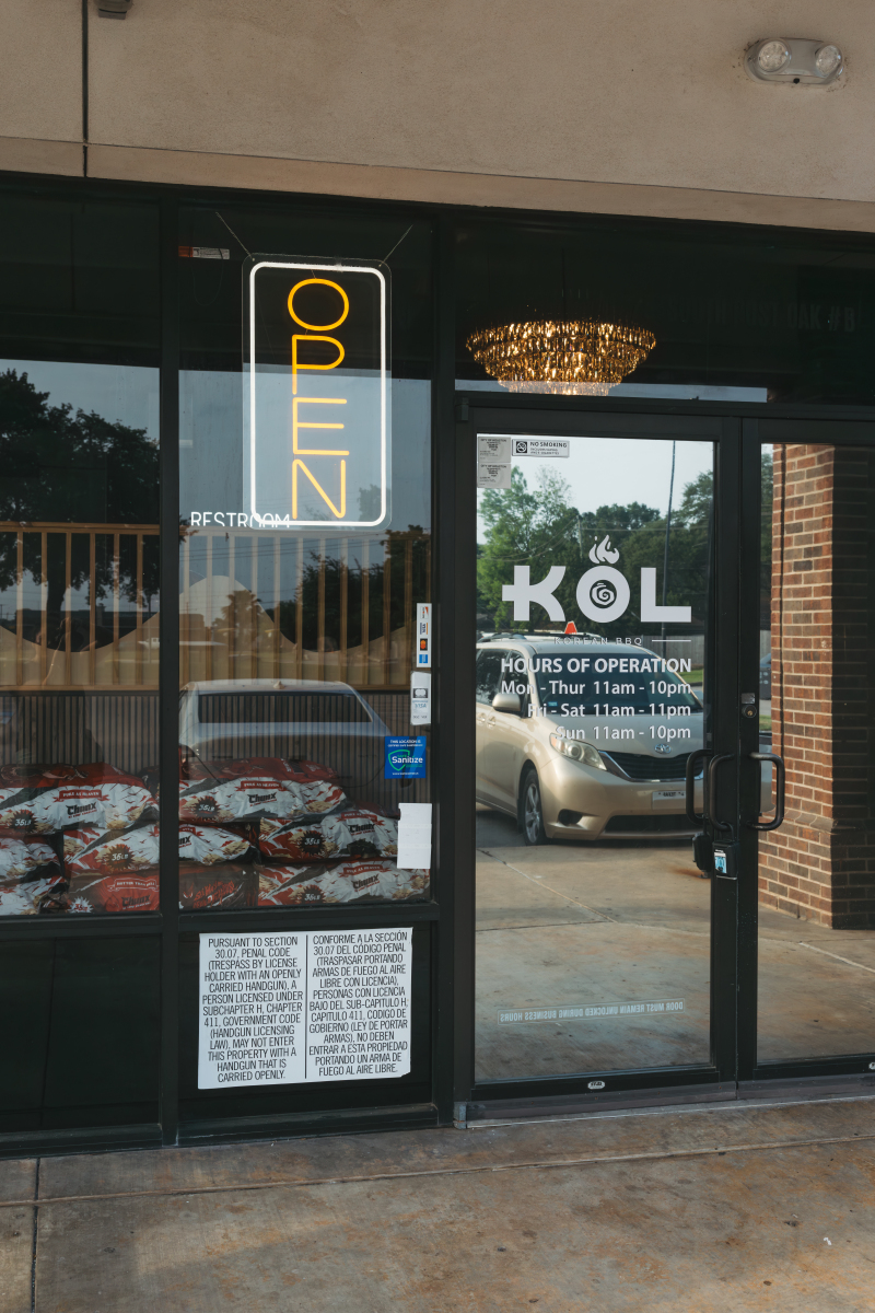 Inside KOL Korean BBQ restaurant