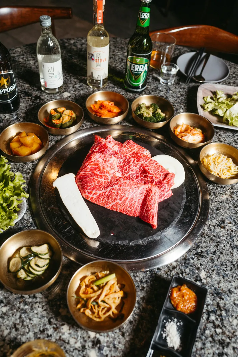 Soju, Beer, and the Korean BBQ Table