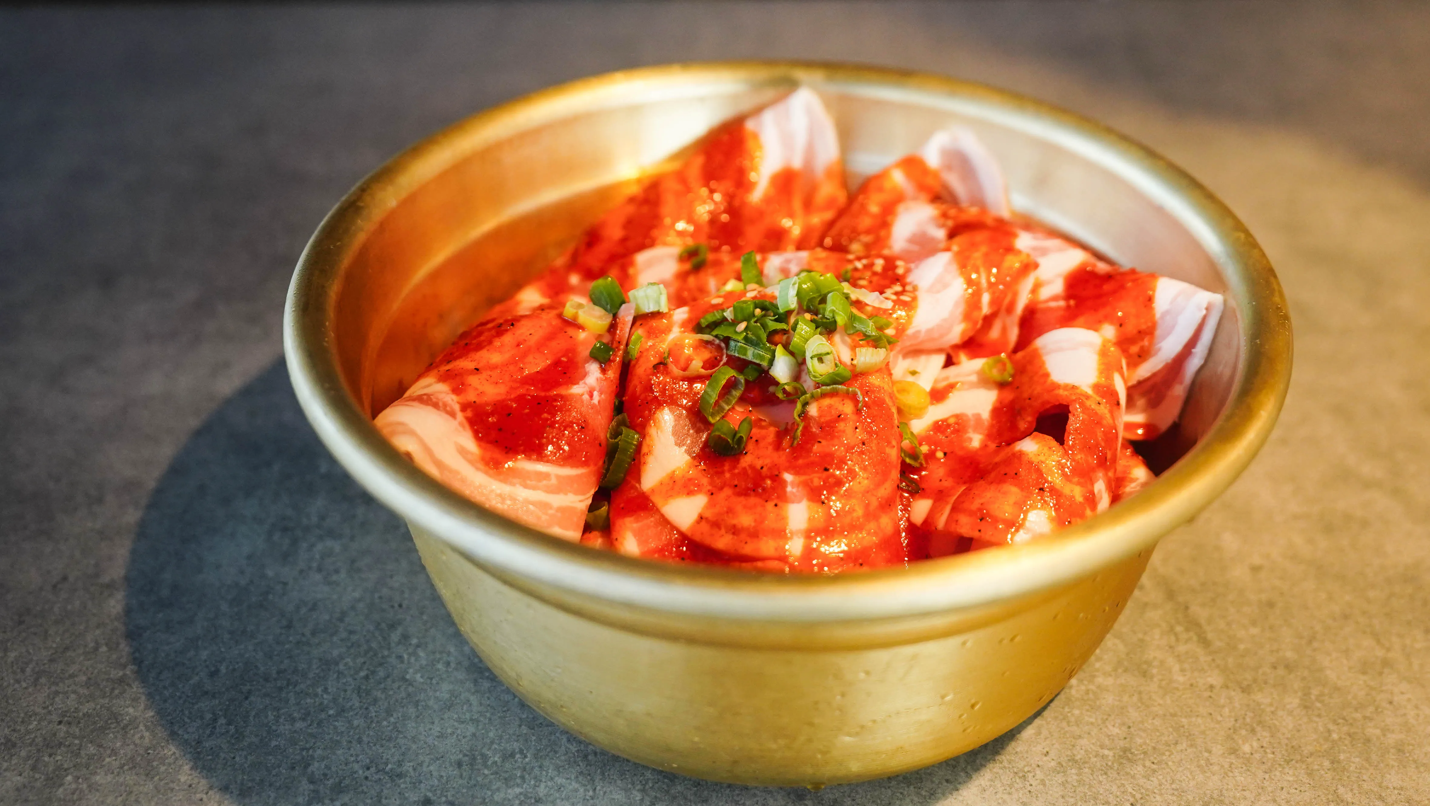 Spicy Marinated Pork Belly